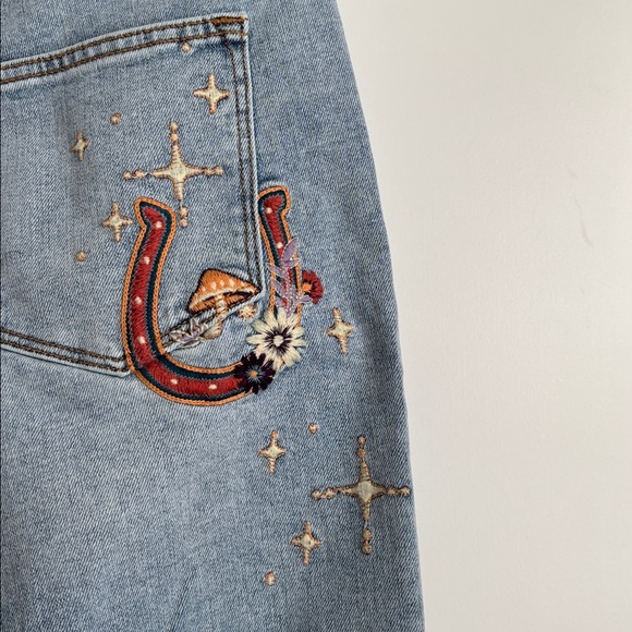 NWOT Driftwood Barbara x Hallucination High Rise Cropped Wide Leg Jeans, 27 - Picture 12 of 13